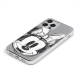 Disney Case Apple iPhone 15 Pro Minnie Partial Print Sketch Transparent