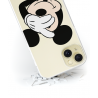 Disney Case Apple iPhone 15 Plus Mickey Partial Print Hiding Transparent