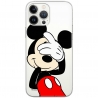 Disney Case Apple iPhone 15 Pro Mickey Partial Print Hiding Transparent