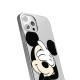Disney Case Apple iPhone 15 Pro Mickey Partial Print Hiding Transparent