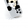 Disney Case Apple iPhone 15 Pro Mickey Partial Print Hiding Transparent