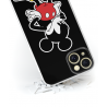 Disney Case Apple iPhone 15 Plus Mickey Full Print Angry Black