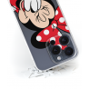 Disney Case Apple iPhone 15 Pro Minnie Partial Print Smiley Transparent