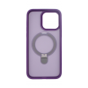 Vivid Magsafe Ring Stand PC Case Apple iPhone 15 Pro Max Purple