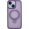 Vivid Magsafe Ring Stand PC Case Apple iPhone 15 Plus Purple
