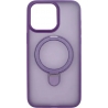 Vivid Magsafe Ring Stand PC Case Apple iPhone 15 Plus Purple
