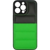 Vivid Puffer Back Cover Apple iPhone 15 Pro Max Green/Black