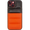 Vivid Puffer Back Cover Apple iPhone 15 Orange/Black