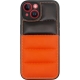 Vivid Puffer Back Cover Apple iPhone 15 Orange/Black