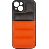 Vivid Puffer Back Cover Apple iPhone 15 Orange/Black