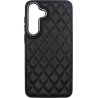 Vivid Diamond Shape PU Leather Case Samsung Galaxy S24+ Black