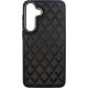 Vivid Diamond Shape PU Leather Case Samsung Galaxy S24+ Black