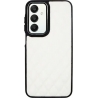 Vivid Diamond Shape PU Leather Case Samsung Galaxy A25 5G White