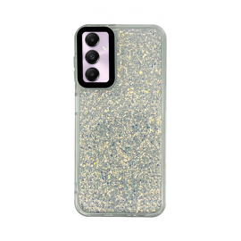 Vivid Glitter Shine Case Samsung Galaxy A05s Silver