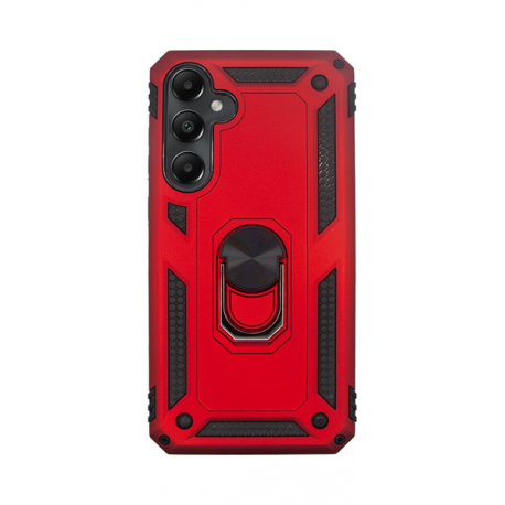 Vivid Ring Rugged Armor Case Samsung Galaxy A05s Red
