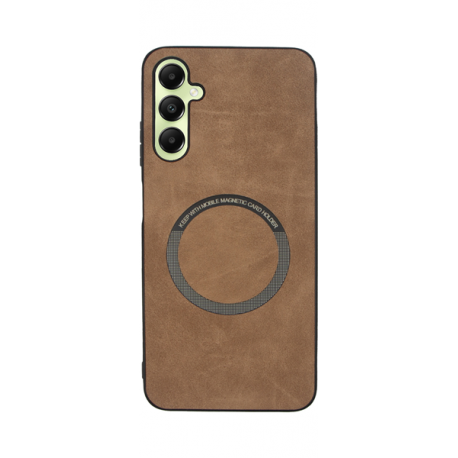 Vivid Magsafe Wooden Pattern Case Samsung Galaxy A05s Brown
