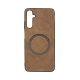 Vivid Magsafe Wooden Pattern Case Samsung Galaxy A05s Brown