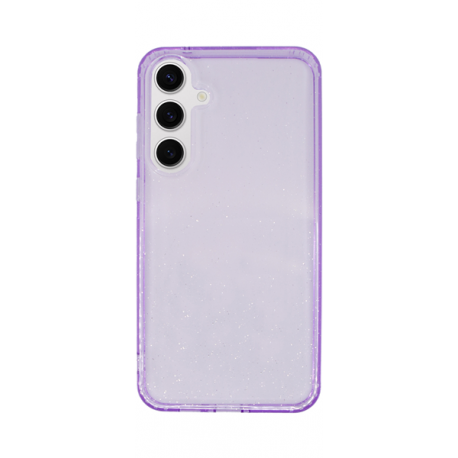 Vivid Silicone Anti-Scratch Glitter Case Samsung Galaxy A05s Purple