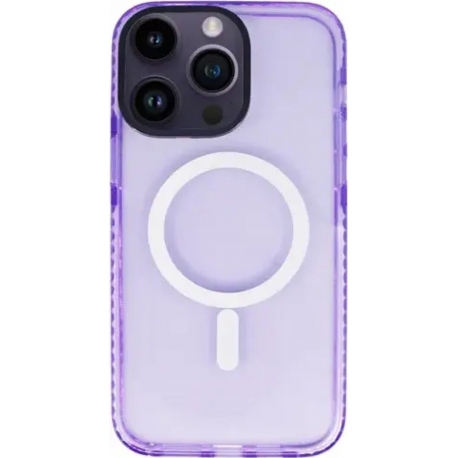 Vivid Magsafe Silicone Case Apple iPhone 14 Pro Max Purple