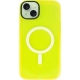 Vivid Magsafe Silicone Case Apple iPhone 15 Plus Yellow