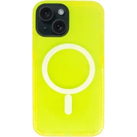 Vivid Magsafe Silicone Case Apple iPhone 13 Yellow