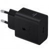Samsung New Fast GaN Travel Charger 45W + Cable Type C To Type C Black
