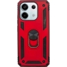 Vivid Ring Rugged Armor Case Redmi Note 13 Pro/Poco X6 5G Red