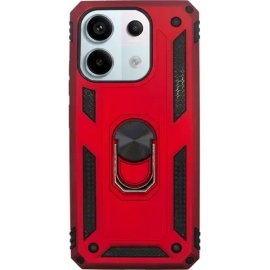 Vivid Ring Rugged Armor Case Redmi Note 13 Pro/Poco X6 5G Red
