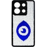 Vivid Sequin Case Redmi Note 13 5G Silver/Blue