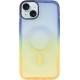 Vivid Magsafe Silicone Case Apple iPhone 15 Plus Blue/Orange