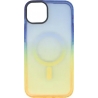 Vivid Magsafe Silicone Case Apple iPhone 15 Plus Blue/Orange