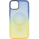 Vivid Magsafe Silicone Case Apple iPhone 15 Plus Blue/Orange