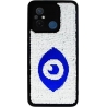 Vivid Sequin Case Xiaomi Redmi 12C Silver/Blue