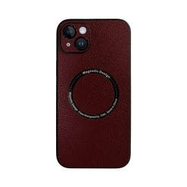 Vivid Magsafe Leather Case Apple iPhone 13 Purple