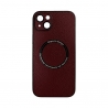 Vivid Magsafe Leather Case Apple iPhone 13 Purple
