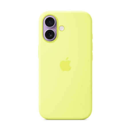 Apple iPhone 17 Silicone Case with MagSafe Neon Yellow