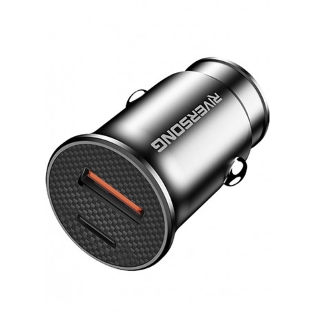 Riversong Car Charger USB A+Type-C Safari S9 Black
