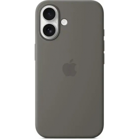 Apple iPhone 16 Silicone Case with MagSafe Stone Gray