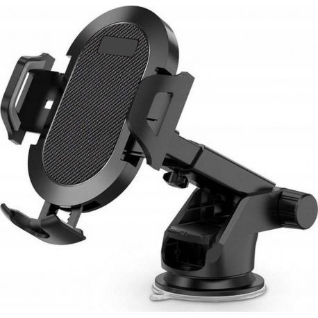 Vivid Phone Holder Mount With Suction Cup Adjustable Long Arm Black