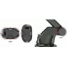 Vivid Phone Holder Mount With Suction Cup Adjustable Long Arm Black