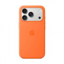 Apple iPhone 17 Pro Silicone Case with MagSafe Orange