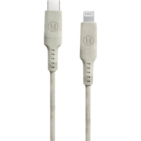 Uunique Eco Friendly USB C to Lightning Cable White