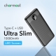 Charmast Powerbank 10000mAh PD 20W LED Screen Display White