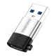 KAKUSIGA αντάπτορας USB σε USB-C KSC-1421, 5Gbps, 18W, γκρι