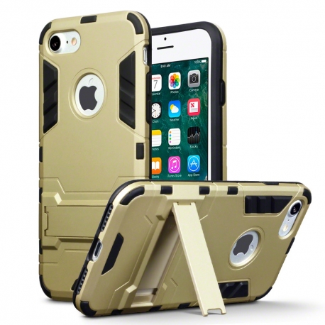 Terrapin Ανθεκτική Θήκη με Stand  iPhone 7 - Gold