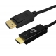 POWERTECH καλώδιο DisplayPort σε HDMI CAB-H187, 4K/60Hz, 21.6 Gbps, 1.5m, μαύρο