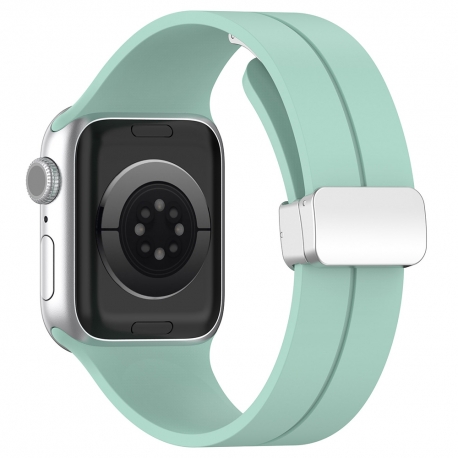 Techsuit Watchband (W011) - Apple Watch 1/2/3/4/5/6/7/8/9/10/11/SE/SE 2/SE 3/Ultra/2/3 (42/44/45/46/49mm) - Teal Green