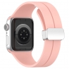 Techsuit Watchband (W011) - Apple Watch 1/2/3/4/5/6/7/8/9/10/11/SE/SE 2/SE 3/Ultra/2/3 (42/44/45/46/49mm) - Pink