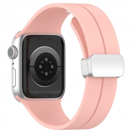 Techsuit Watchband (W011) - Apple Watch 1/2/3/4/5/6/7/8/9/10/11/SE/SE 2/SE 3/Ultra/2/3 (42/44/45/46/49mm) - Pink
