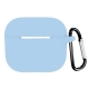 Techsuit Silicone Case for AirPods 4, Smooth Ultrathin Material - Blue